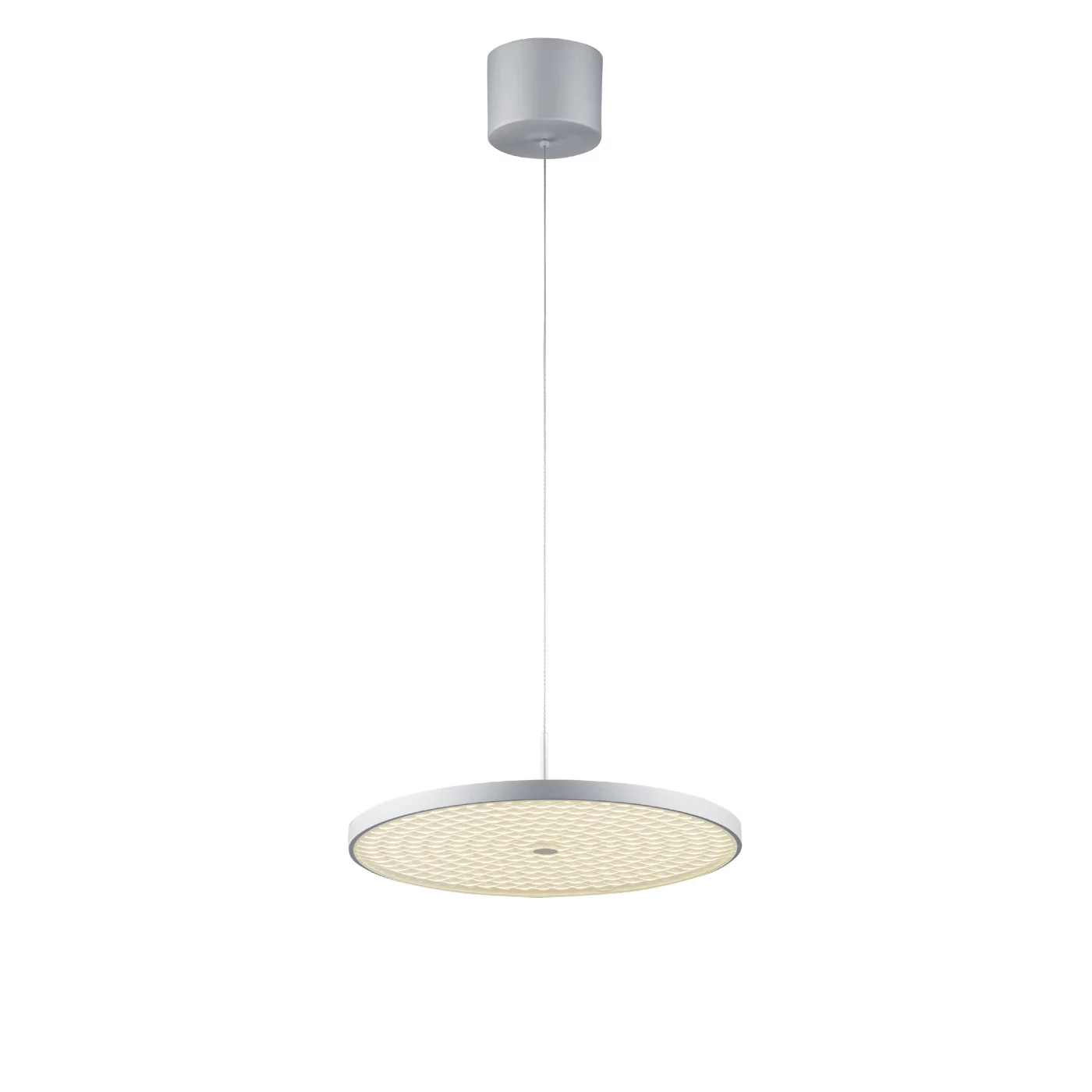 Bankamp Solid, lámpara de suspensión LED aluminio mate