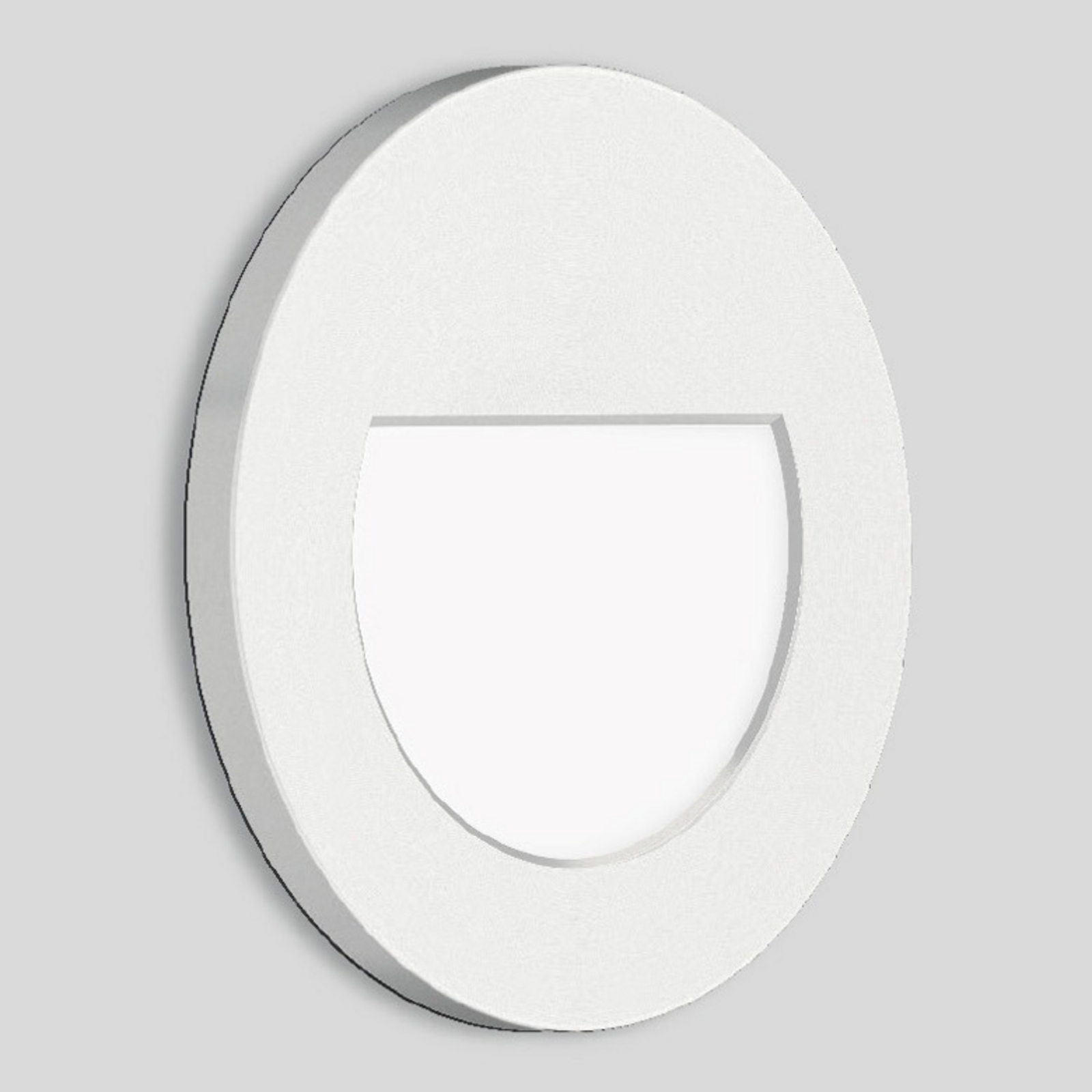 Bega Lámpara empotrable LED Salida semicircular Accenta