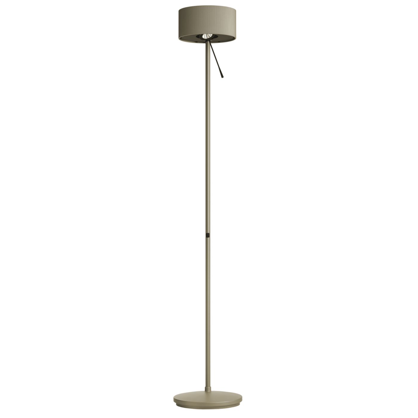 Belux Diogenes, lámpara de pie LED dorado