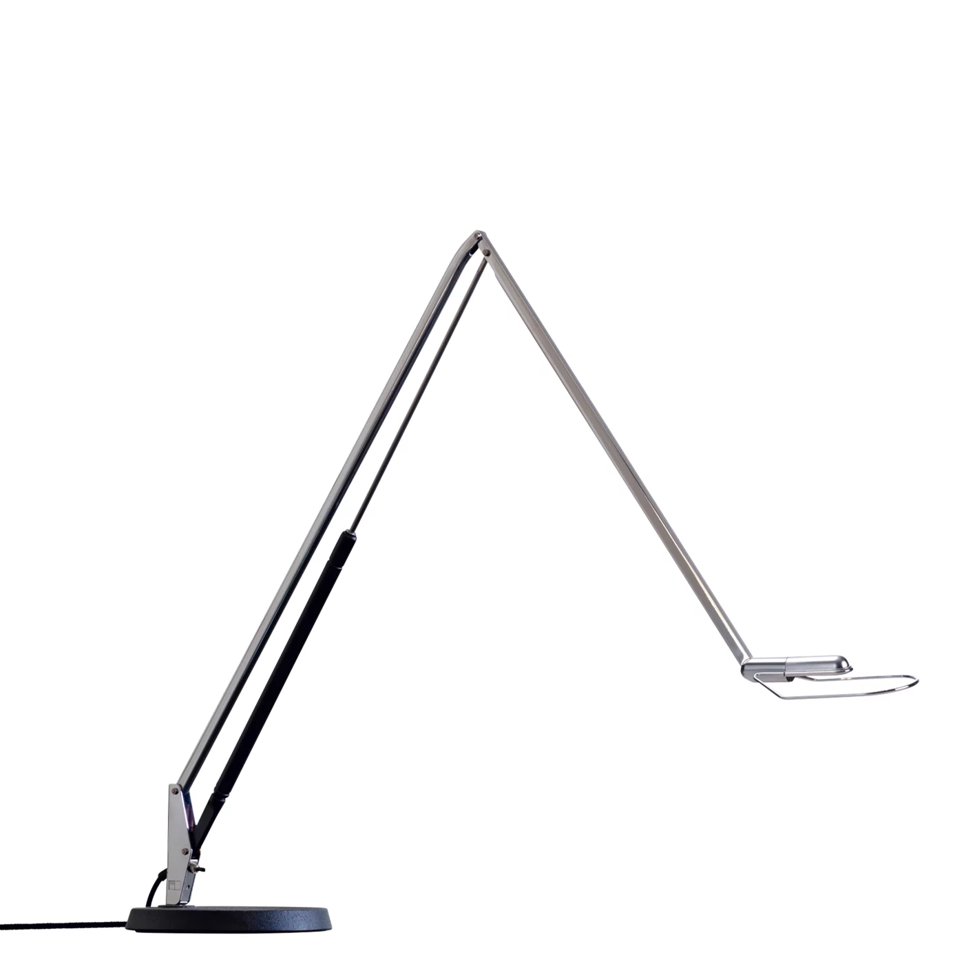 Lifto, lámpara de sobremesa LED con base para mesa cromo/negro