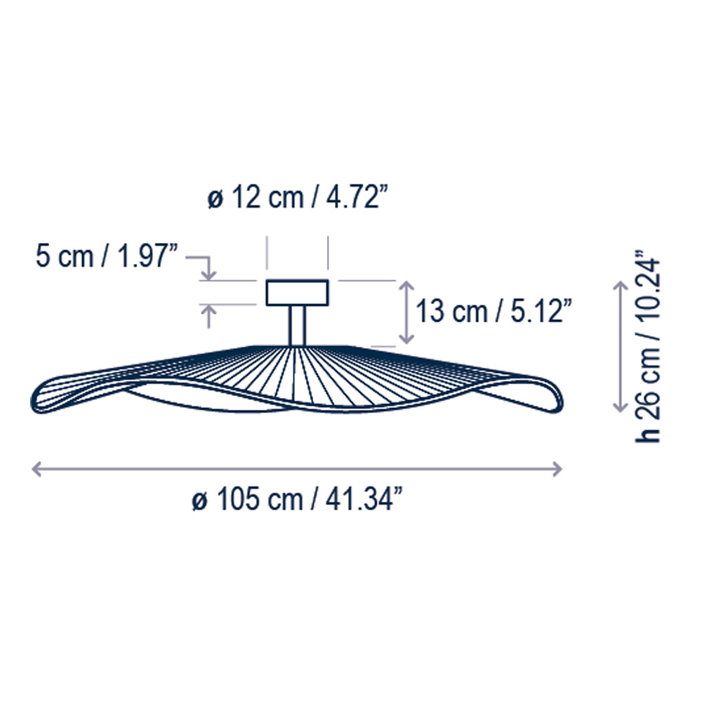 Bover Mediterrània PF/105 – Aplique de techo — imagen 6