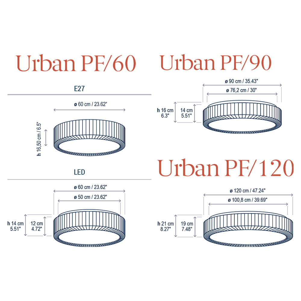 Bover Urban PF – Aplique de techo — imagen 6