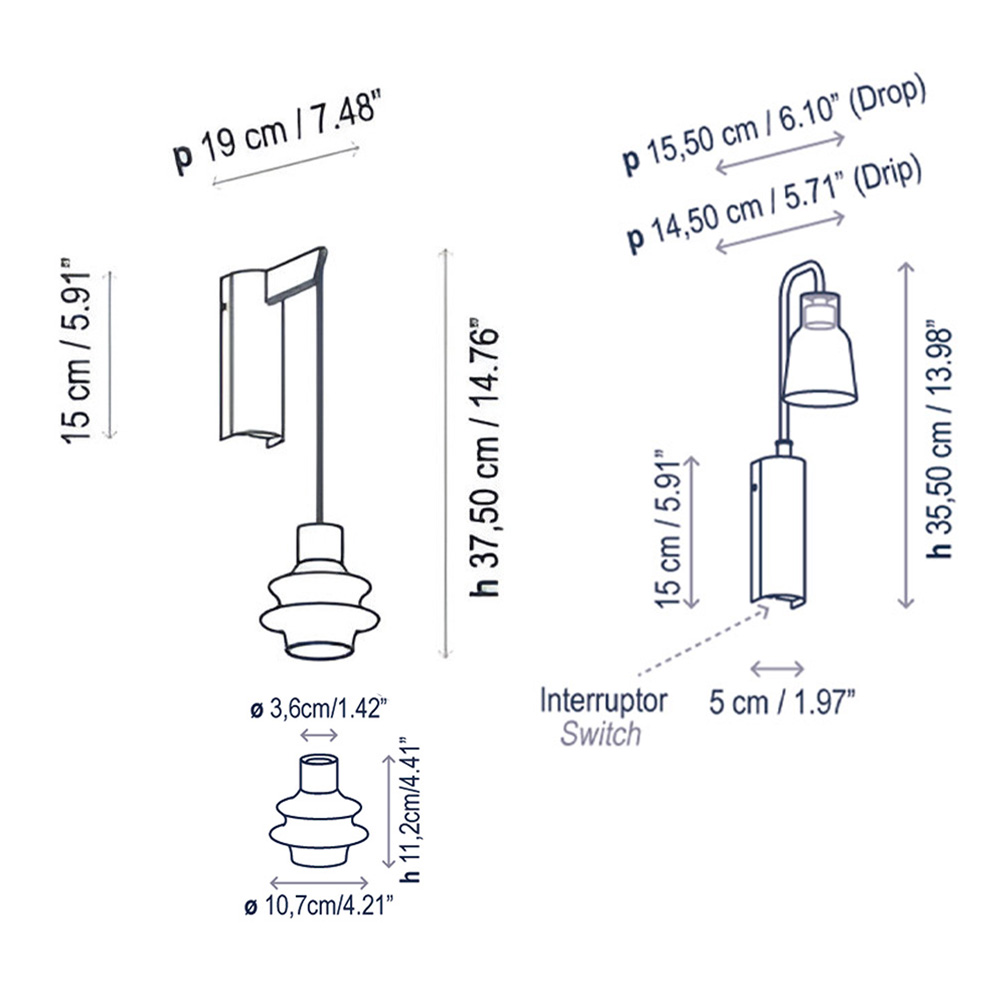 Bover Drop A – Aplique — imagen 6