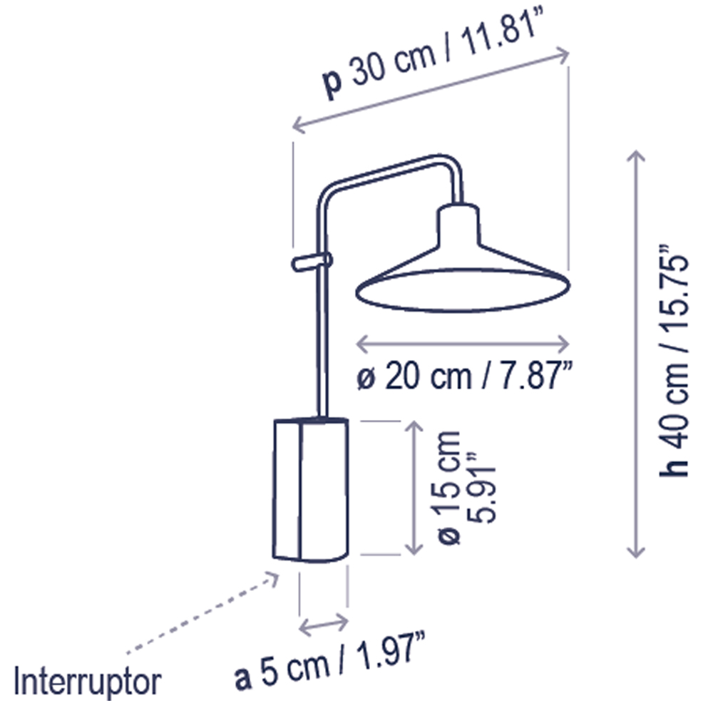 Bover Platet A/02 – Aplique — imagen 6