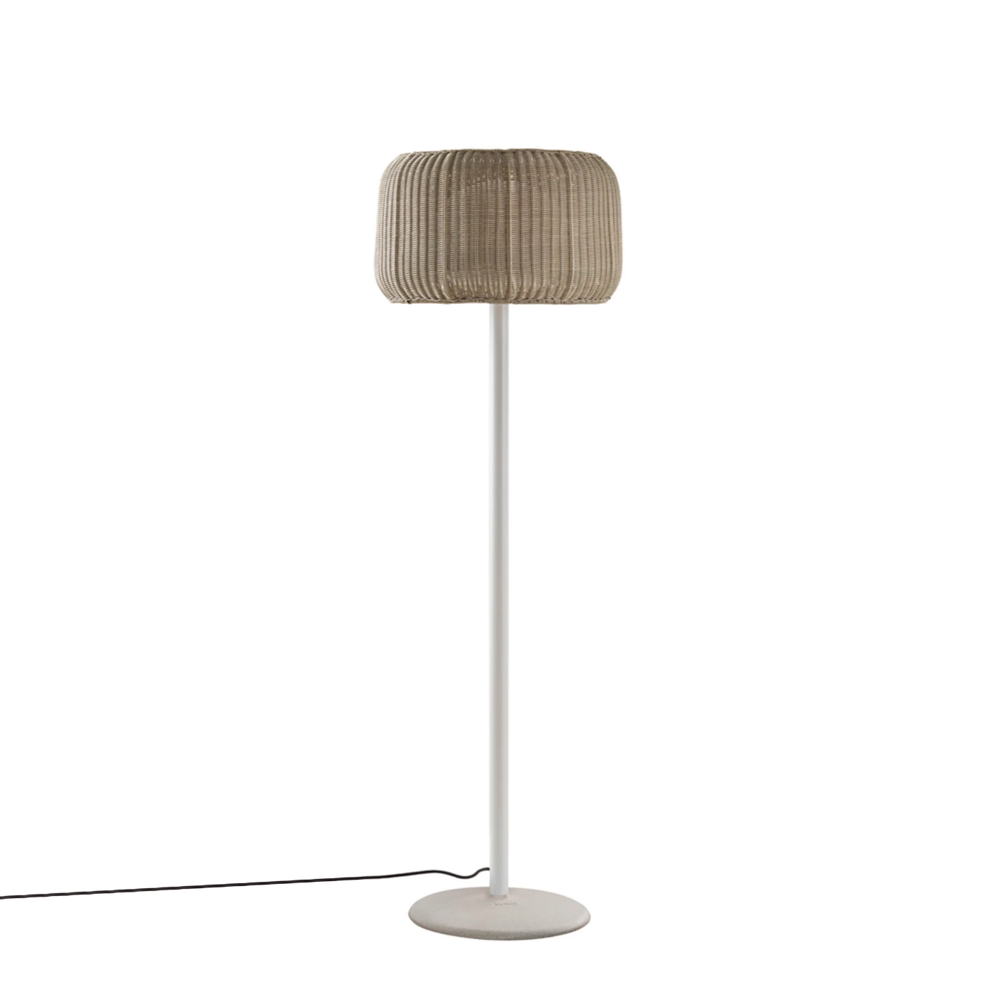 Bover Fora, lámpara de pie LED hormigón/beige