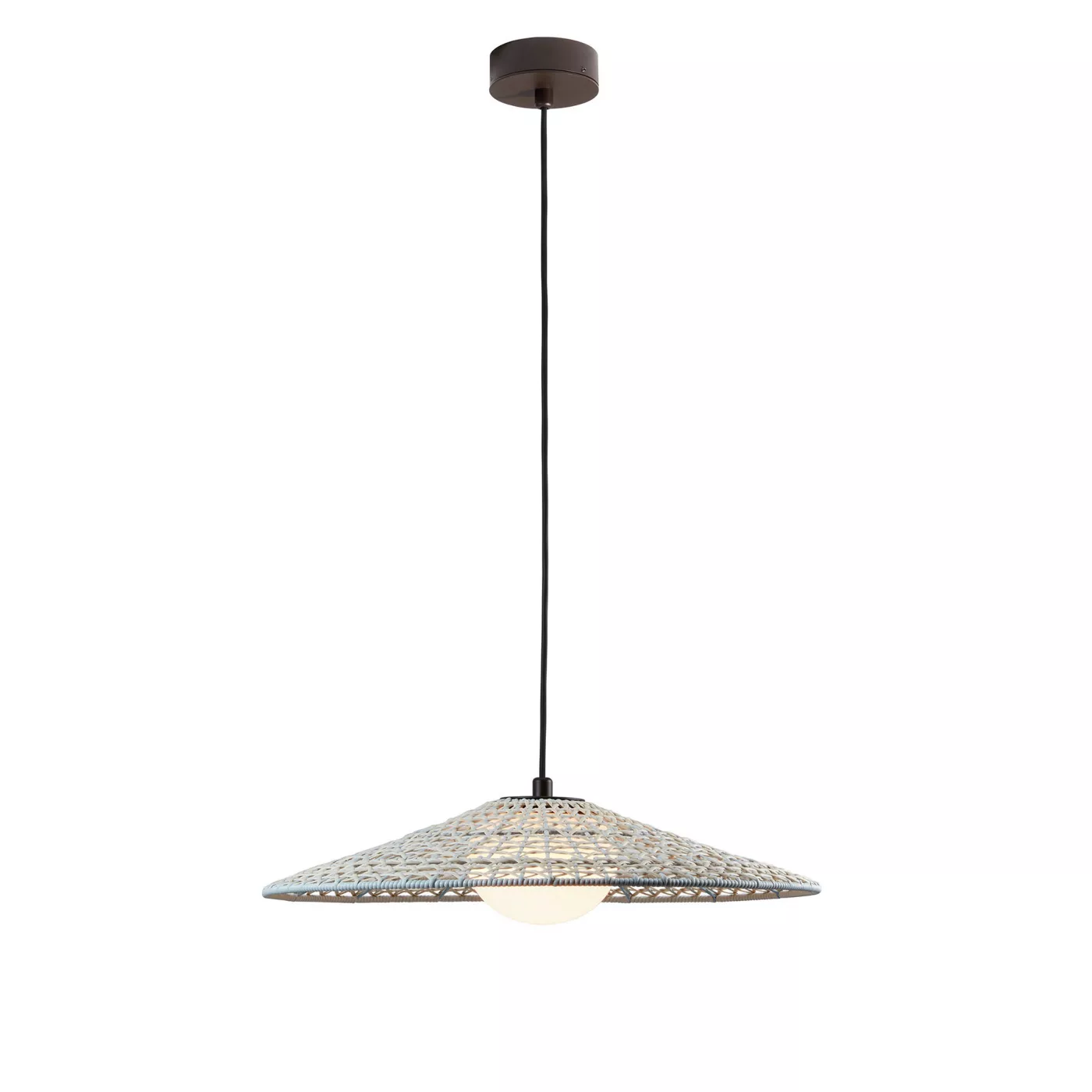 Bover Nans, lámpara de suspensión LED beige - 55 cm