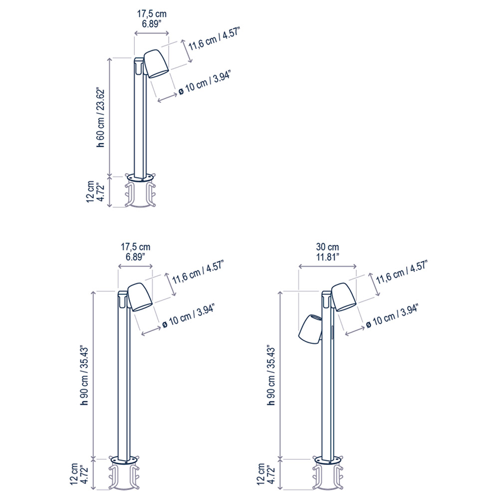 Bover baliza Nut B Outdoor – Lámpara — imagen 8