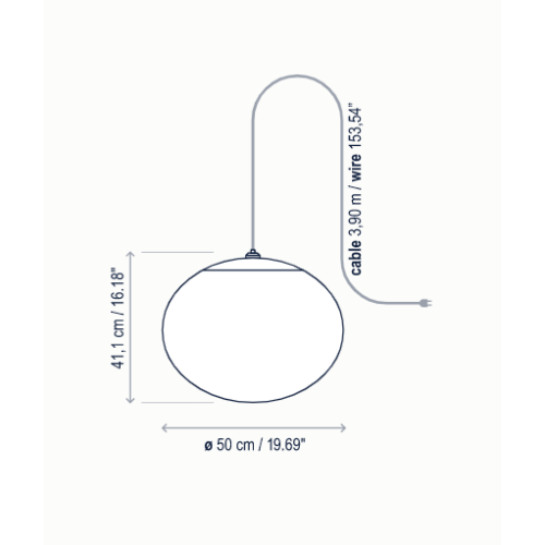 Bover exterior Elipse S/50/H – Lámpara colgante — imagen 2