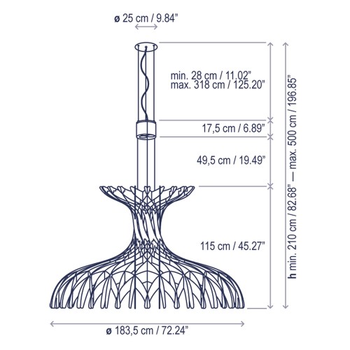 Bover Dome 180 – Lámpara colgante — imagen 6