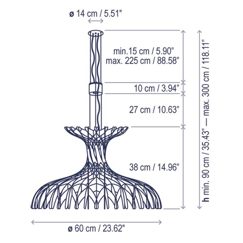 Bover Dome 60/02 – Lámpara colgante — imagen 6