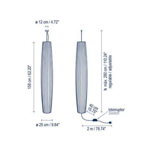 Bover Maxi S/01 – Lámpara colgante — imagen 5