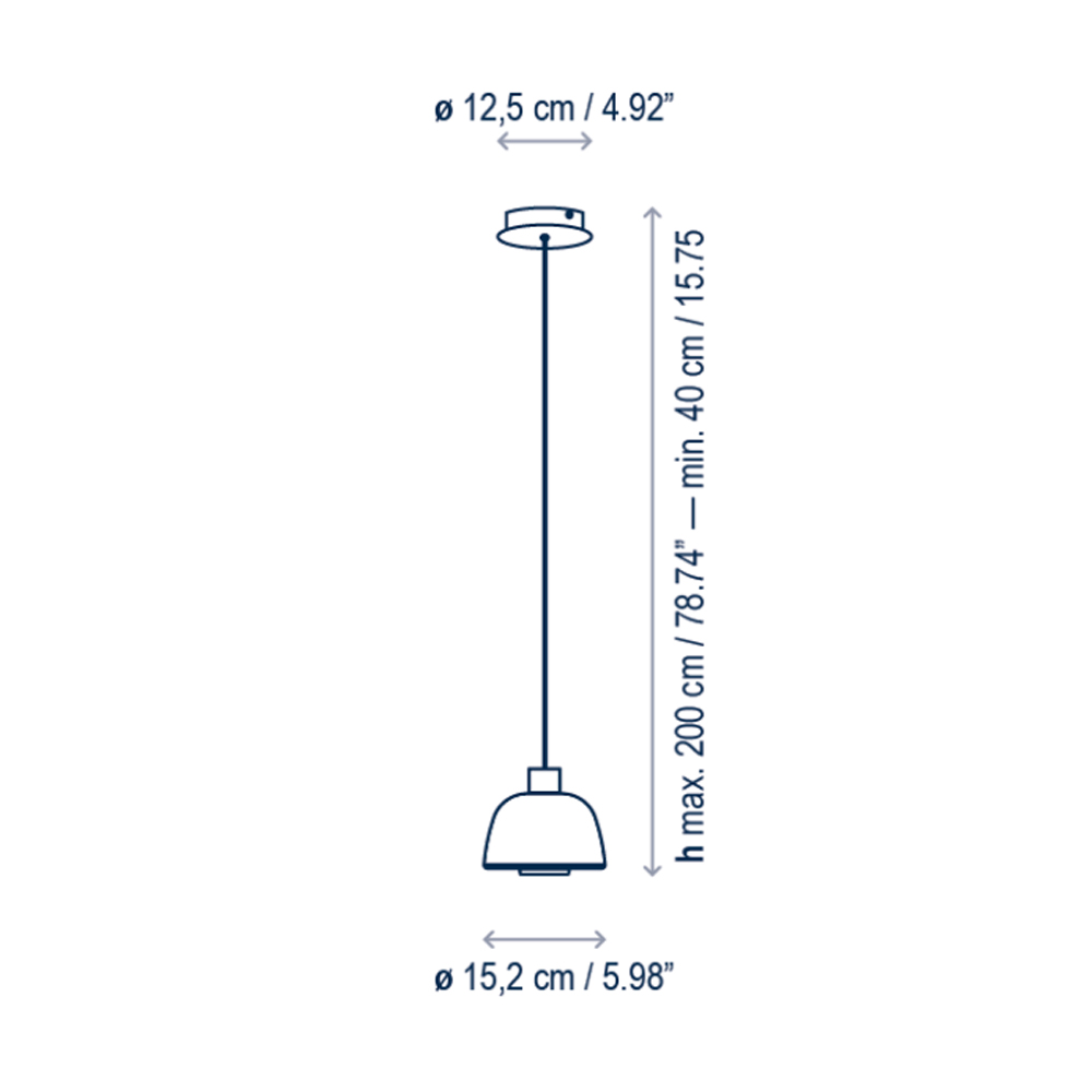 Bover Drep S/01L – Lámpara suspensión — imagen 8