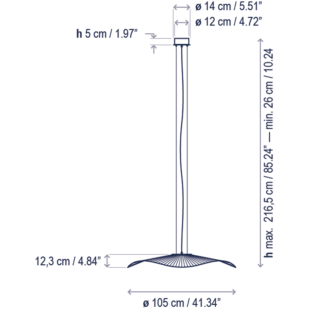 Bover Mediterrània S/105 Outdoor – Lámpara suspensión — imagen 8