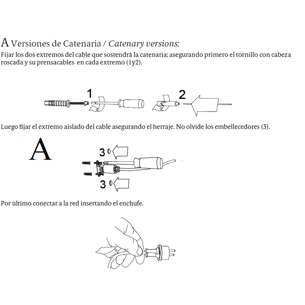 Bover Nans Catenary S/16/4L – Lámpara suspensión — imagen 7