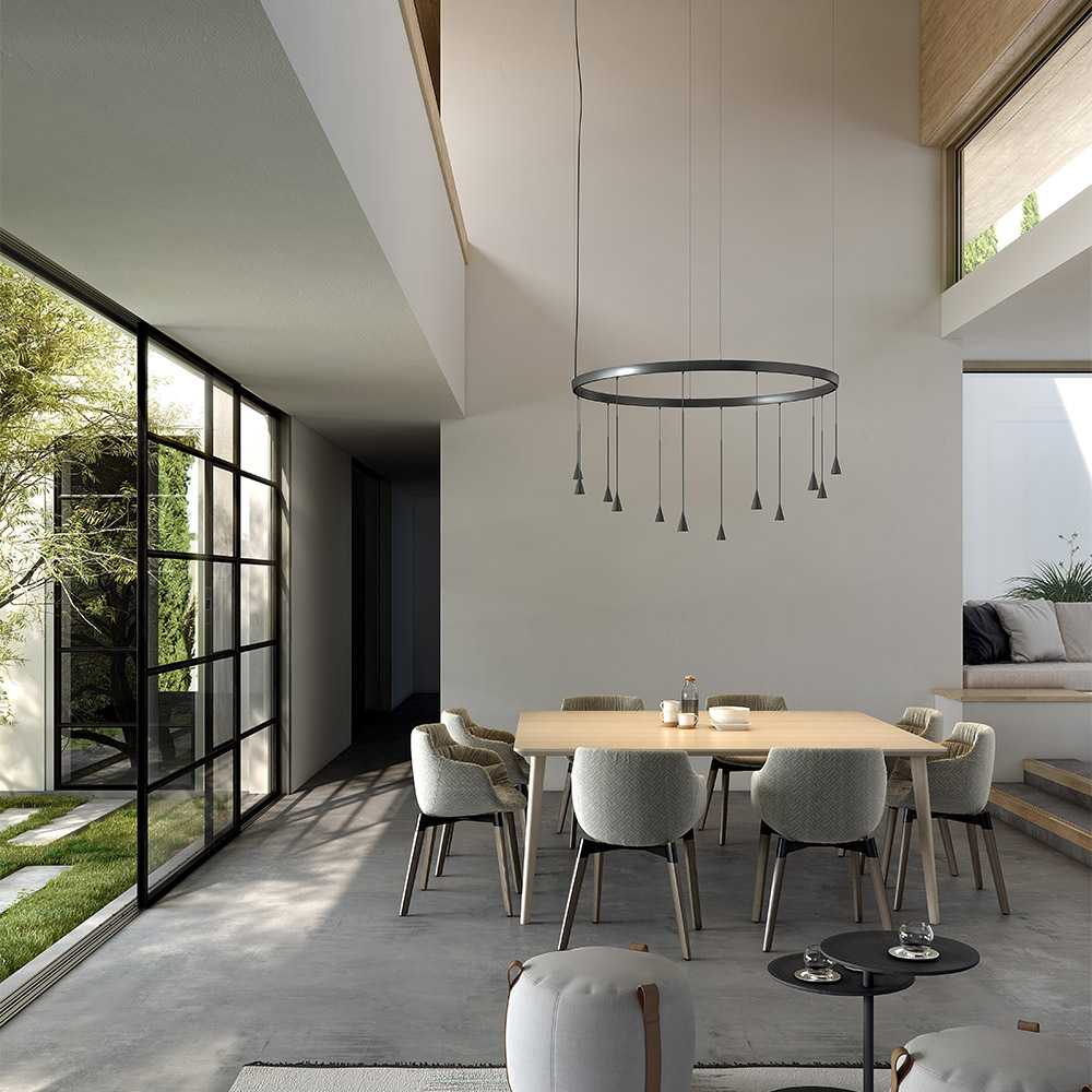 Bover Skybell Circle – Lámpara suspensión — imagen 4