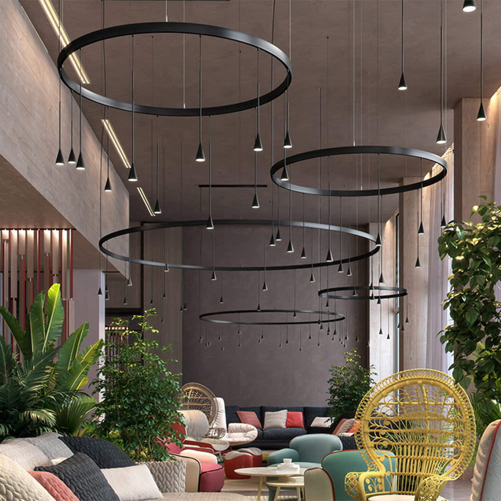 Bover Skybell Circle – Lámpara suspensión — imagen 5