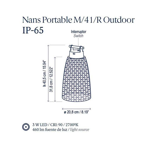 Bover Nans Portable M/41/R Outdoor — imagen 3