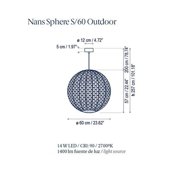Bover Nans Sphere S/60 Outdoor — imagen 3