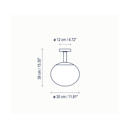 Bover Elipse PF/30 – Plafón de exterior — imagen 4
