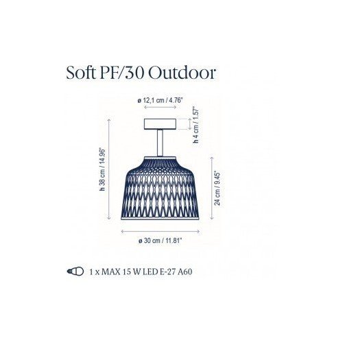 Bover Soft PF/30 – Plafón de exterior — imagen 3
