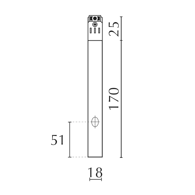 Bruck Alimentación para All-in Riel blanco - 17 cm — imagen 4