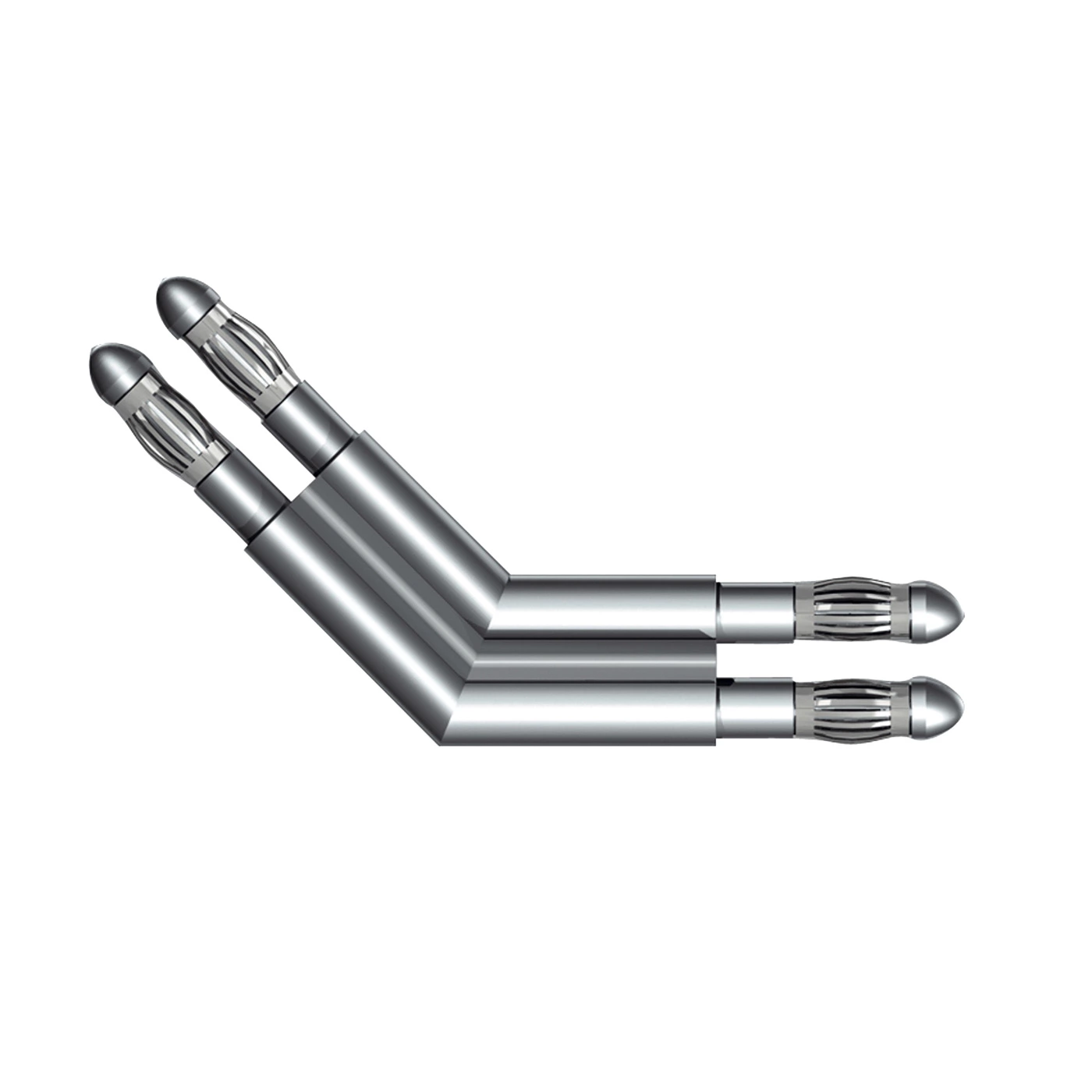 Bruck Conector para Via Riel 135°-conector - cromo brillo — imagen 4
