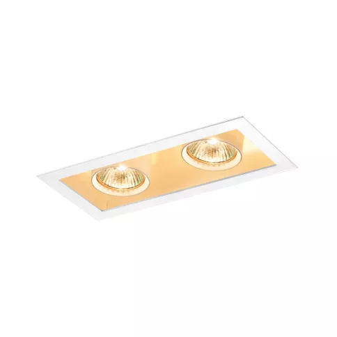 Bruck Cranny, empotrable 2 focos blanco – Foco — imagen 2