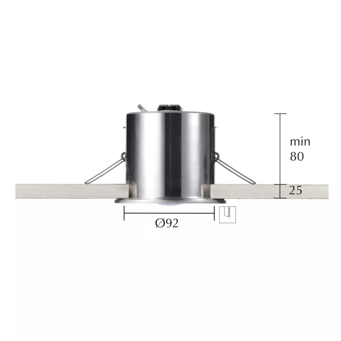 Bruck Cranny, empotrable Round Led – Foco — imagen 6
