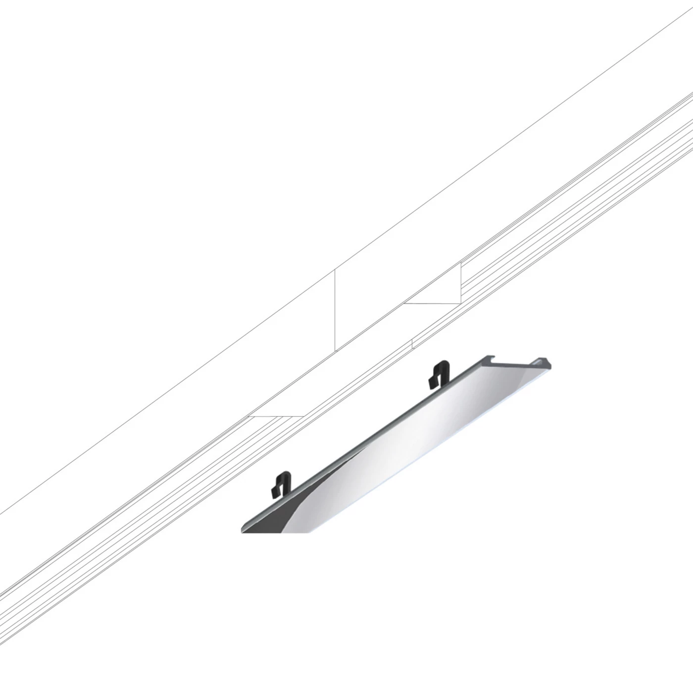 Bruck Cubierta Conector All-in negro - 8 cm — imagen 3