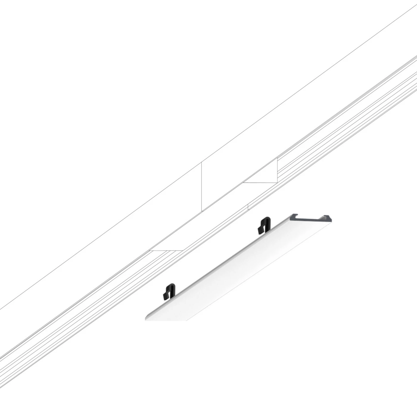 Bruck Cubierta Conector All-in negro - 8 cm — imagen 5