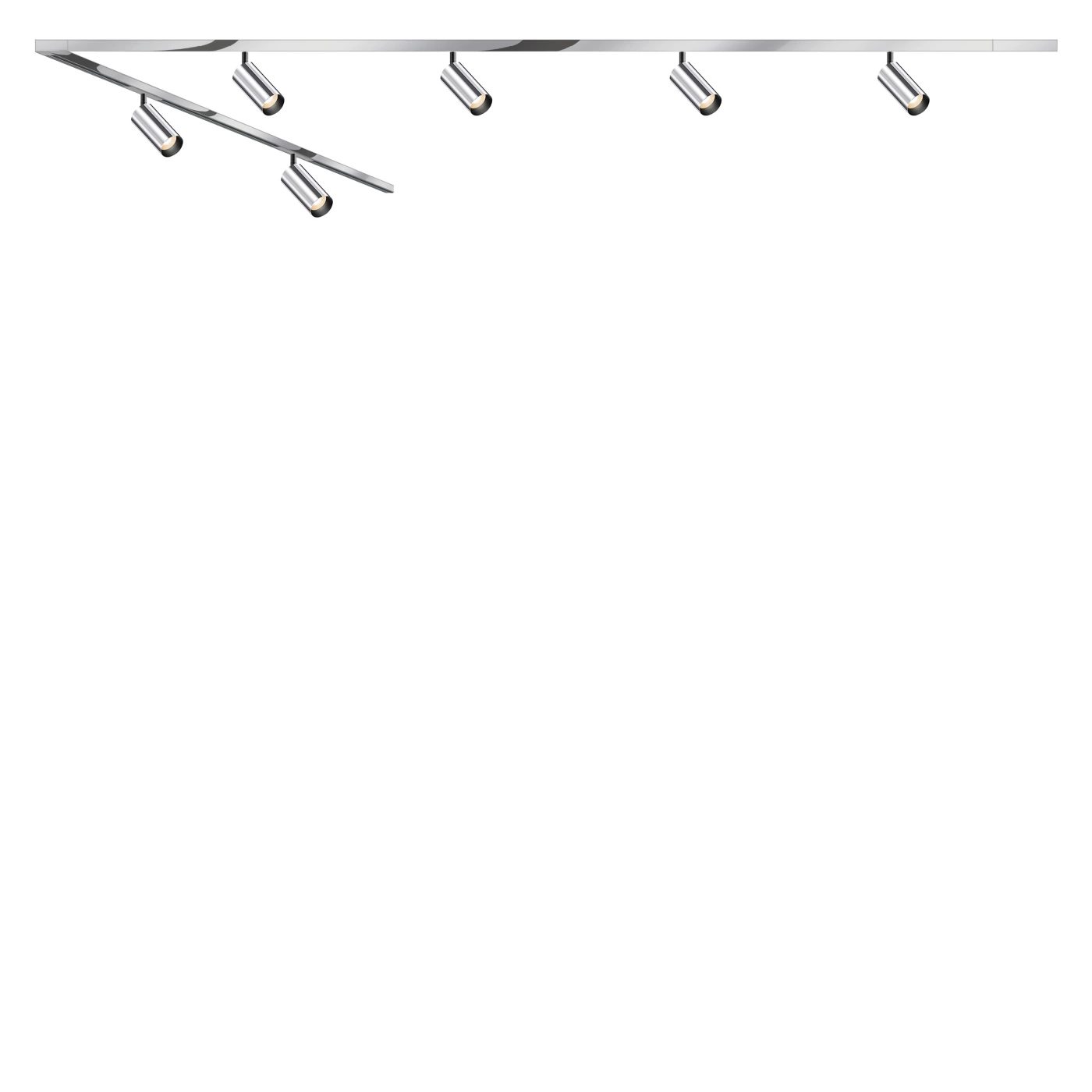 Bruck Fino, Spot LED All-in set - 6 focos