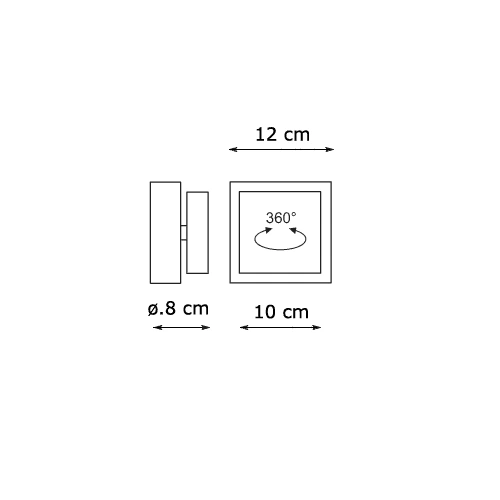 Bruck Scobo – Lámpara de pared — imagen 3