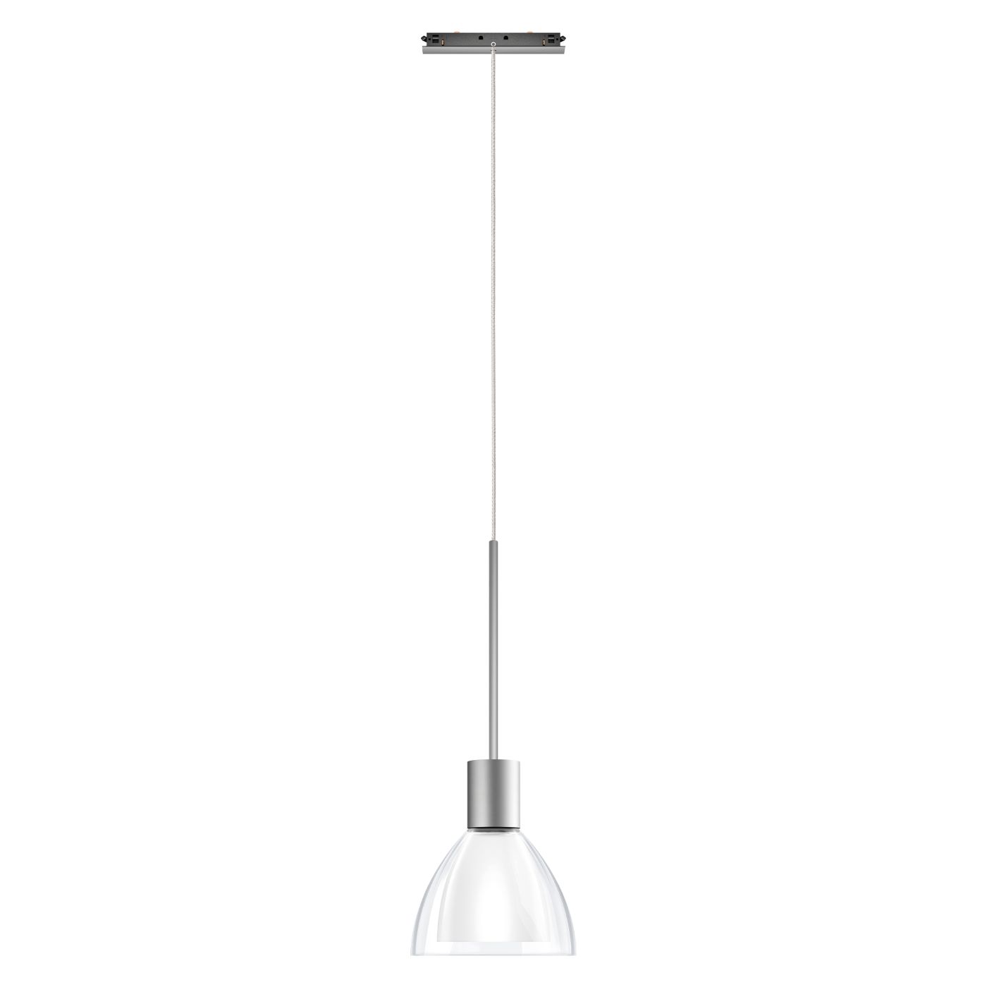 Bruck Silva, lámpara de suspensión LED para All-in Riel - ø11 cm