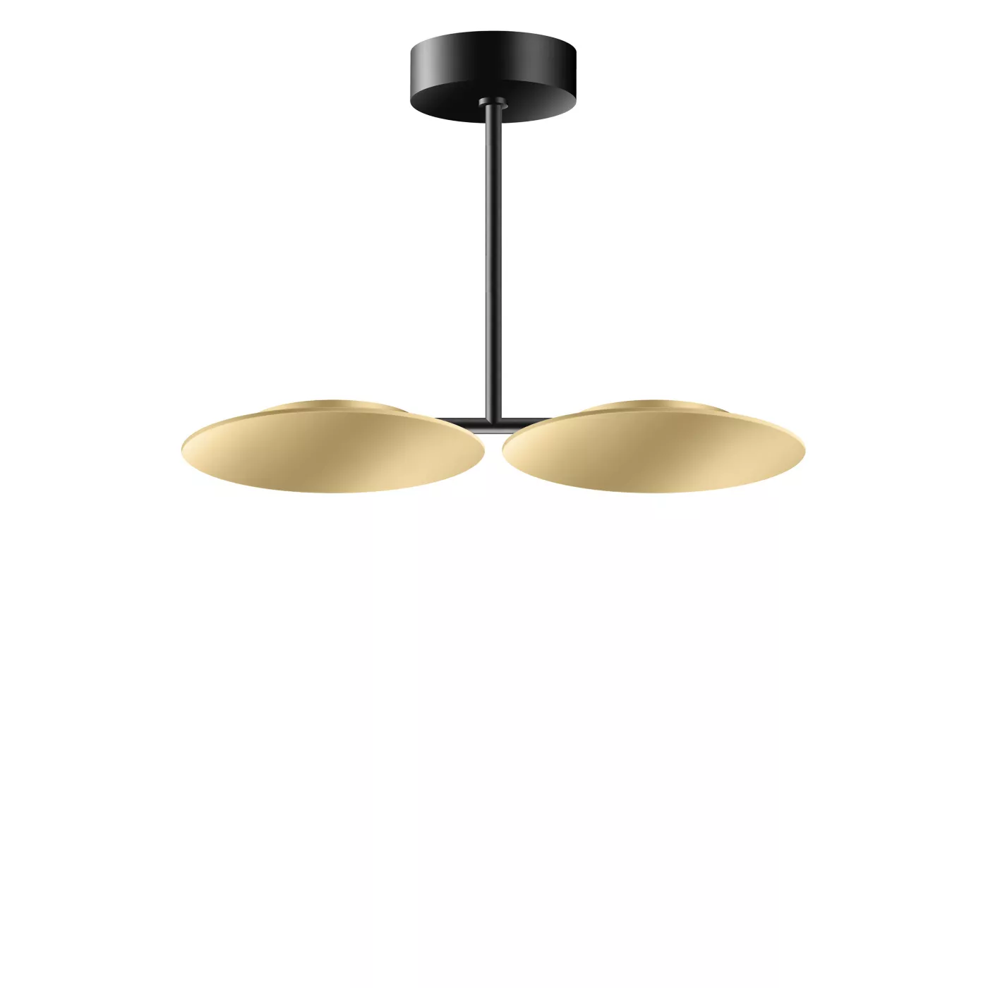 Bruck UP, foco LED 2 focos champán/negro