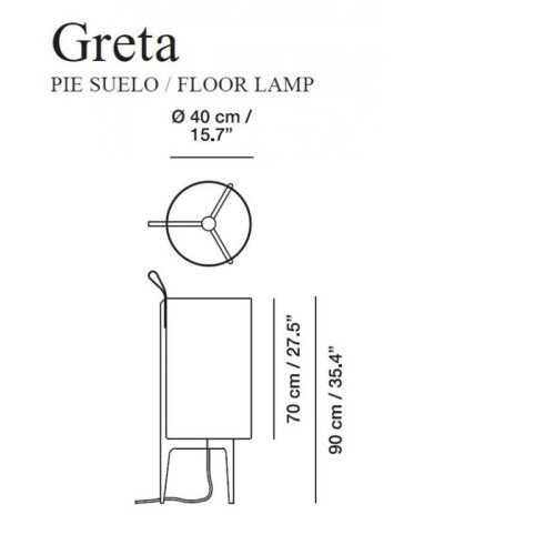 Carpyen Greta – Lámpara de pie — imagen 6