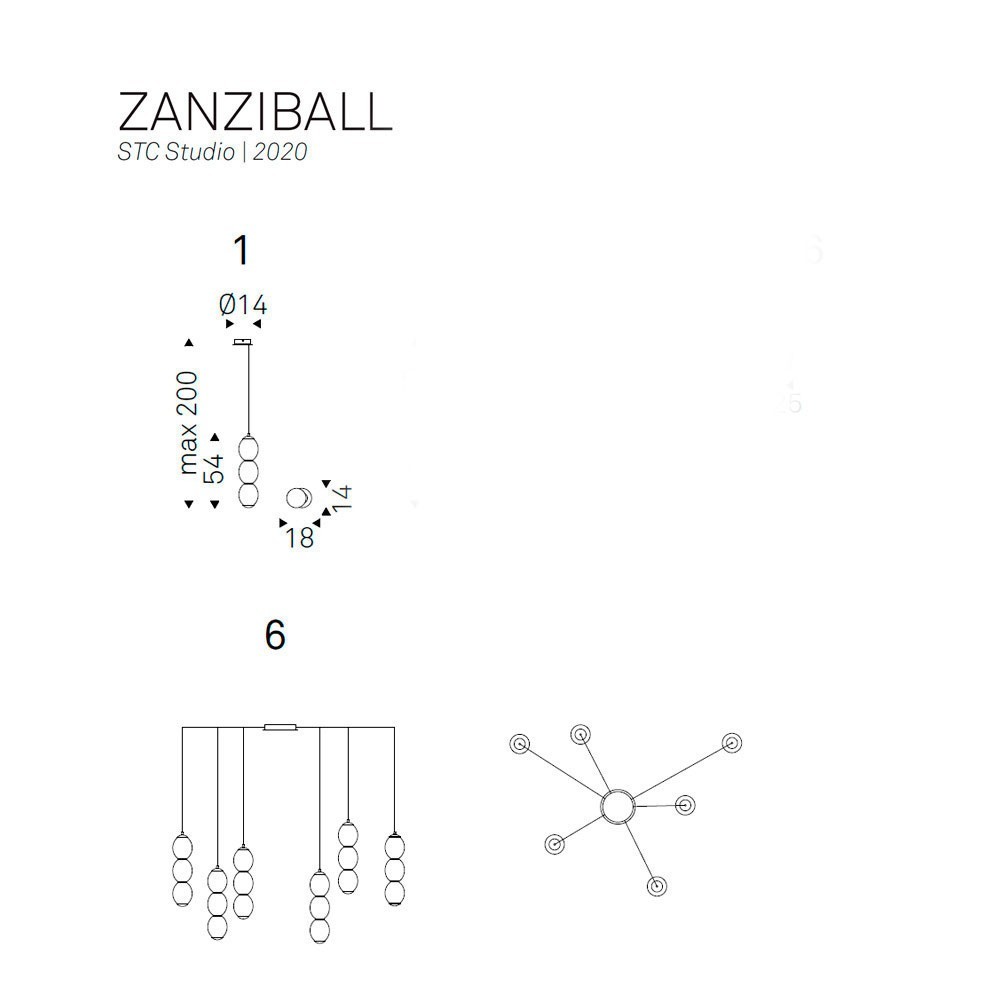 Cattelan Italia Zanziball – Lámpara colgante — imagen 6