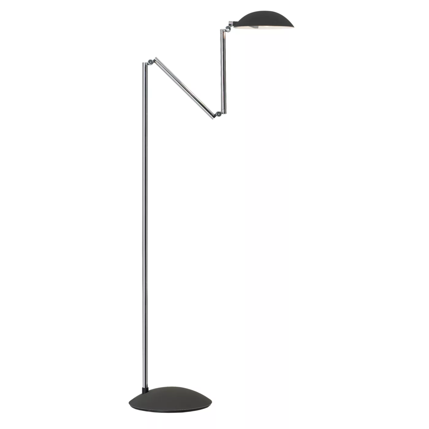 ClassiCon Orbis, lámpara de pie negro/cromo