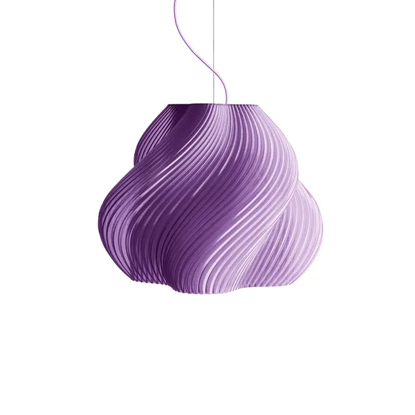 Crème Atelier Soft Serve Mega Lámpara Colgante Sorbete de Lavanda/ Cromo