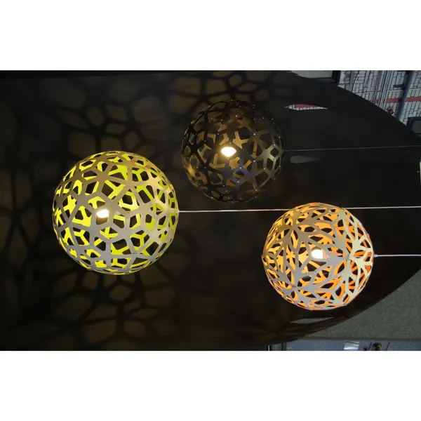 David Trubridge Coral Ø40 Aqua – Lámpara colgante — imagen 7