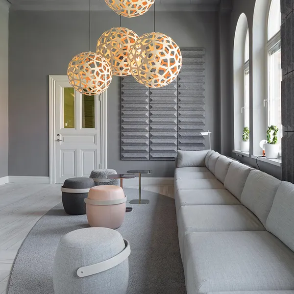 David Trubridge Coral Ø80 Blanco/Blanco – Lámpara colgante — imagen 6