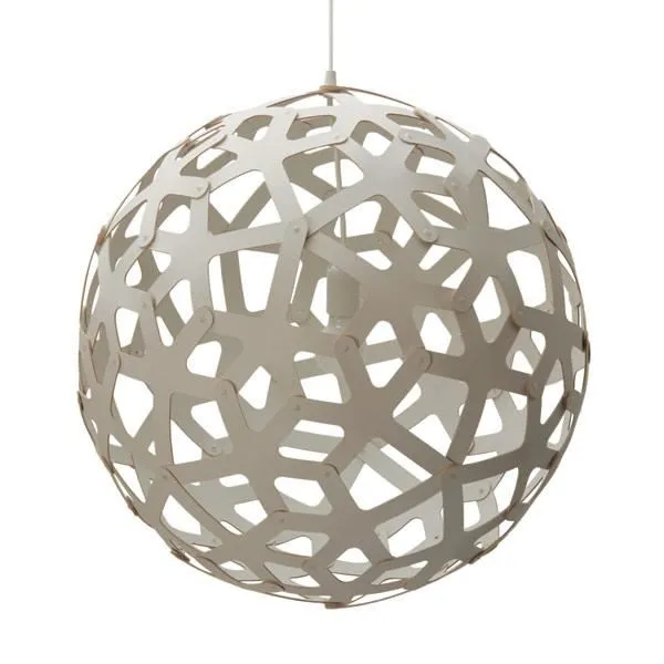 Coral Lámpara Colgante Ø80 Blanco/Blanco