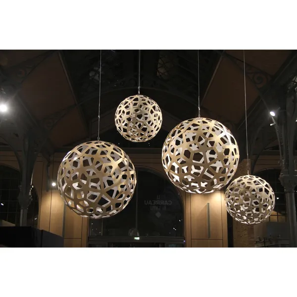 David Trubridge Coral Pendel Ø120 Hvid 1 Side — imagen 7