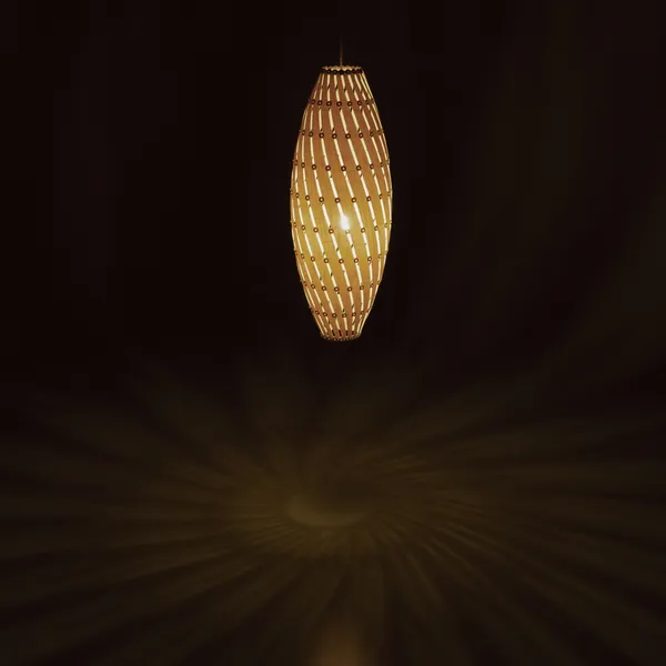 David Trubridge Ebb Rollo Natural – Lámpara colgante — imagen 4
