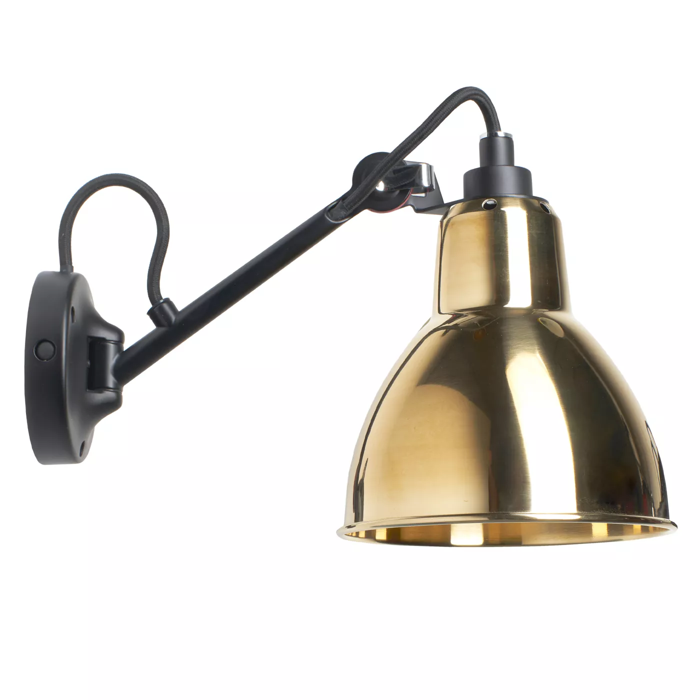 DCWéditions Dcw Lampe Gras No 104, negro/cobre pulido – Lámpara de pared — imagen 5