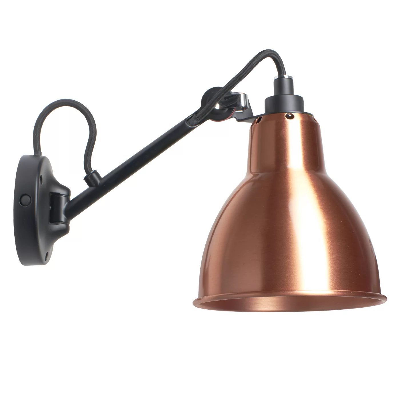 DCWéditions Dcw Lampe Gras No 104, negro/cobre pulido – Lámpara de pared — imagen 6