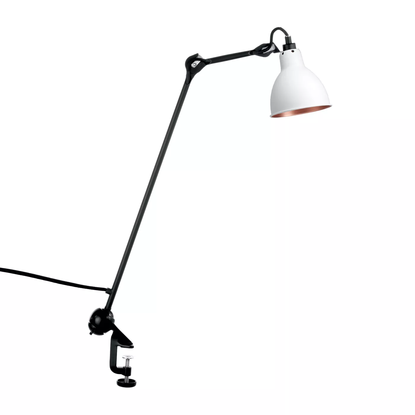 DCWéditions Dcw Lampe Gras No 201, con pinza negra redonda – Lámpara — imagen 2