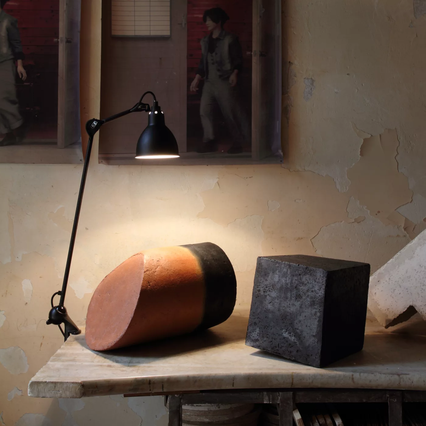 DCWéditions Dcw Lampe Gras No 201, con pinza negra redonda – Lámpara — imagen 4