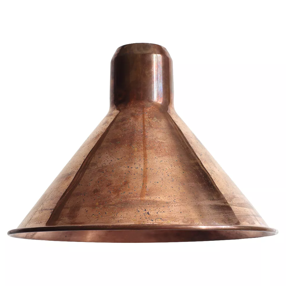 DCWéditions Dcw Pantalla Lampe Gras XL cónica cobre rústico — imagen 7