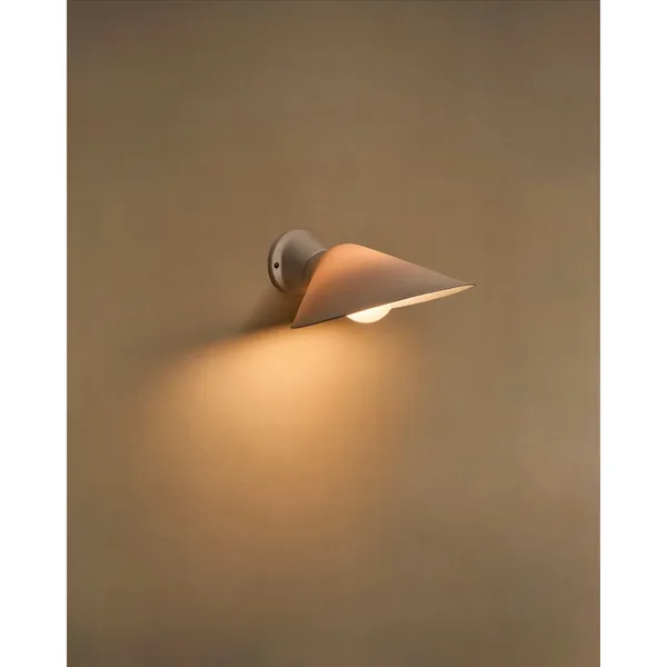 DCWéditions Plume IP44 blanco mate/porcelana – Aplique de pared — imagen 4