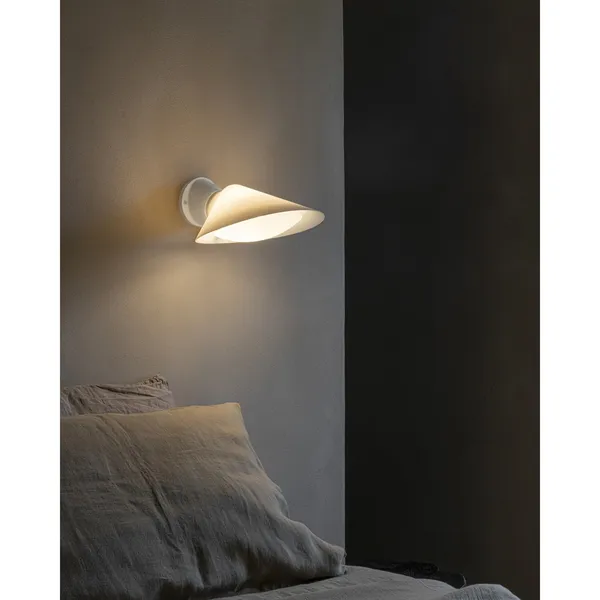 DCWéditions Plume IP44 blanco mate/porcelana – Aplique de pared — imagen 6